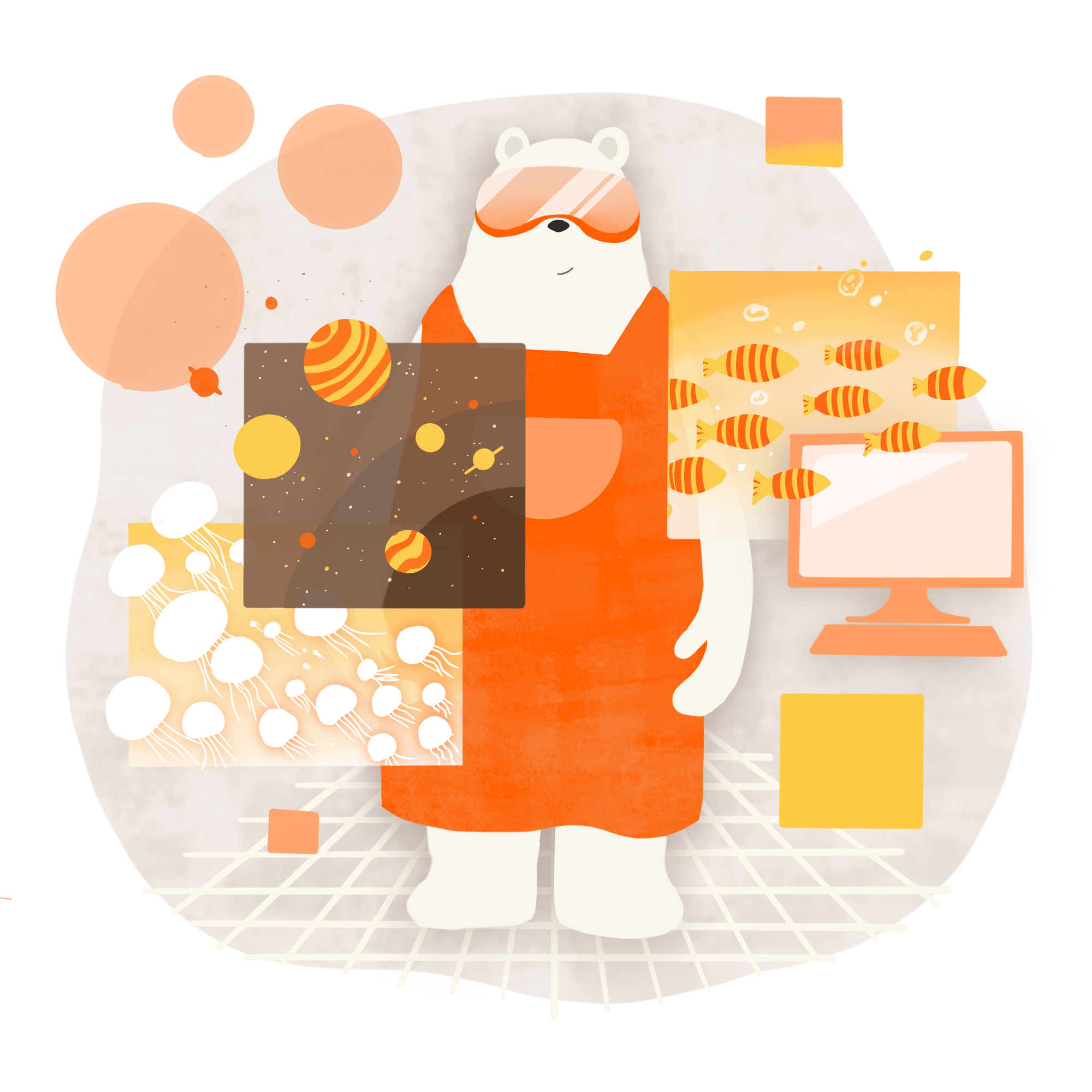 VRアプリケーション開発のイラスト